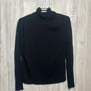 Vince Essential Long Sleeve Turtleneck Black Size Small
